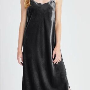 Splendid  Black Velvet Breeze Dress NWT